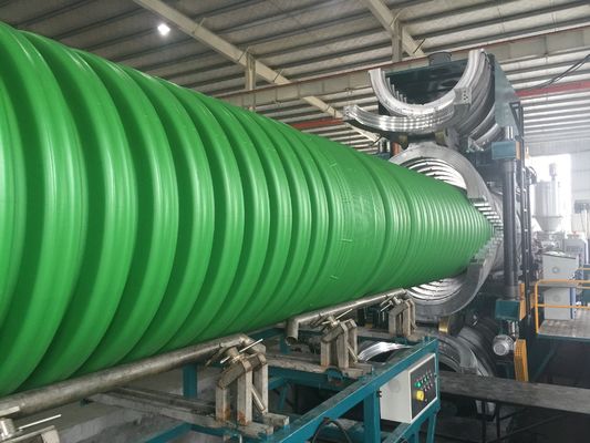 Máquina ondulada da tubulação da parede vertical do dobro dos PP DWC do HDPE