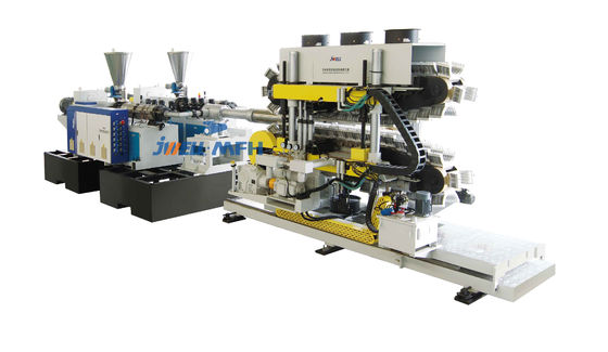 Máquina ondulada da tubulação da parede do dobro dos PP DWC do HDPE de Siemens HMI