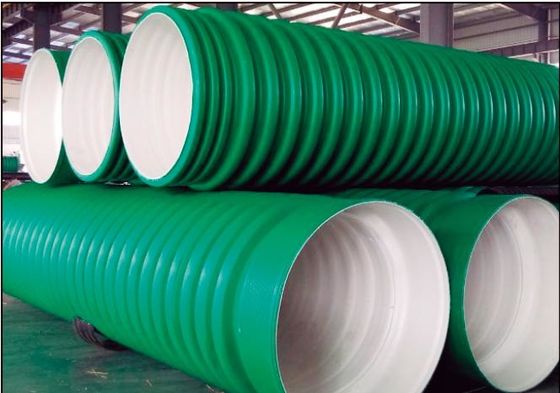 Máquina ondulada da tubulação da parede do dobro dos PP DWC do HDPE de Siemens HMI