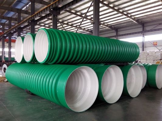 Máquina ondulada da extrusão da parede do dobro refrigerar de água DWC