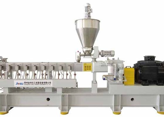 Projetando a máquina plástica da peletização do parafuso gêmeo