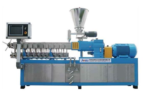 Máquina do laboratório de JWELL para a extrusora de parafuso gêmea do parafuso dobro do teste