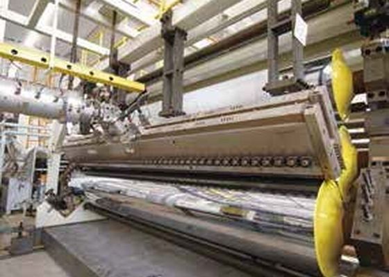 linhas impermeáveis da extrusão da folha do PVC do PE TPO EVA de 8m Geomembrane