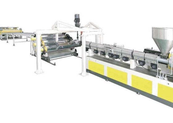 linha ondulada da extrusão da folha da HPC 550Kg