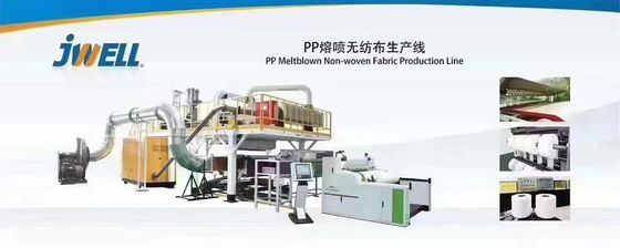 linha de produção tela não tecida do material da máscara protetora de 2400mm 3200mm dos PP Meltblown que faz a máquina