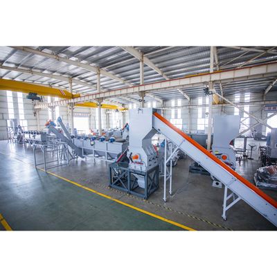 O ANIMAL DE ESTIMAÇÃO do CE 2000kg/H de JWELL engarrafa o esmagamento da máquina de lavar com coleção de sopro