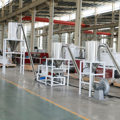 Granulador gêmeo cônico contrário da máquina da peletização do parafuso do PVC de JWELL