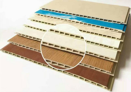 Linha plástica quadro da extrusão do perfil do painel de parede de JWELL Wpc de janela do PVC da isolação térmica que faz a máquina