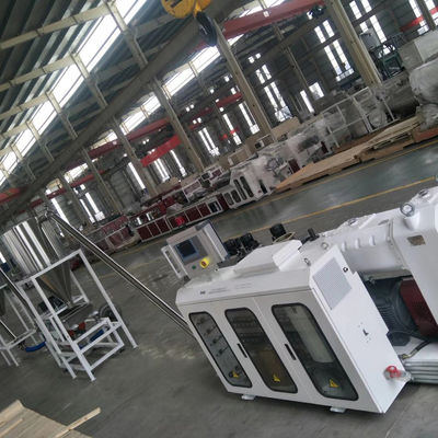 Máquina gêmea paralela contrária da peletização do parafuso do PVC de JWELL