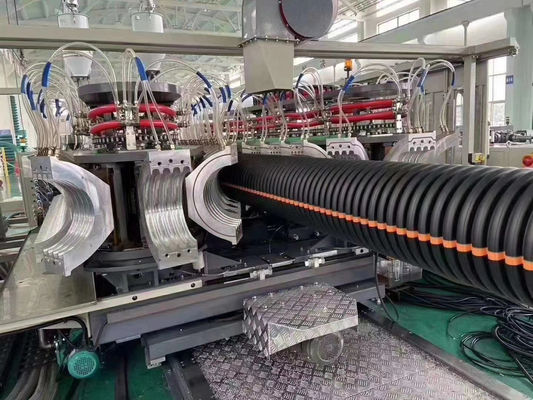 Tubo do PVC dos PP do HDPE que faz a máquina da extrusão da tubulação de Dwc da máquina